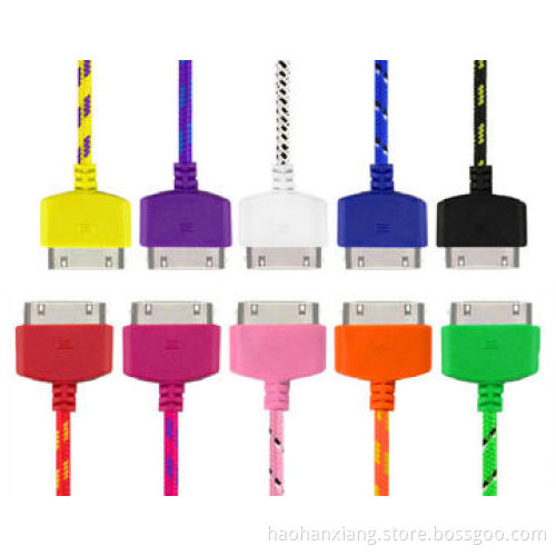 Fabric Braided USB 2.0 Data Cable for iPhone